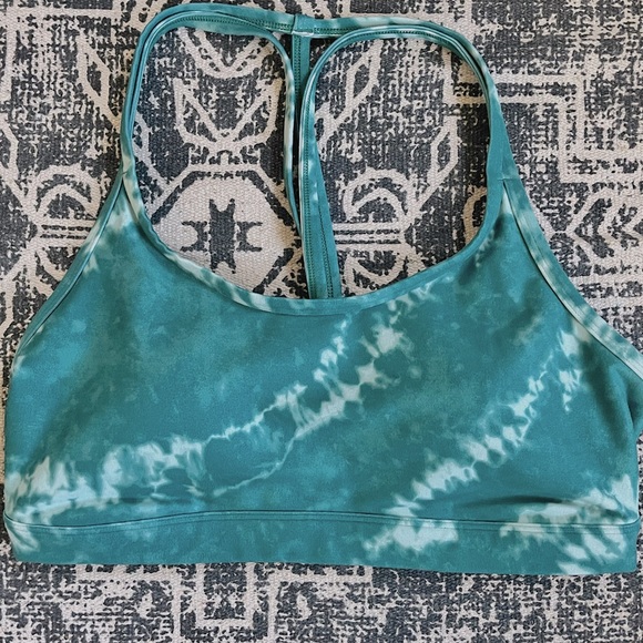 Gilly Hicks Other - NWOT Gilly Hicks Forest Green Tie Dye Sports Bra: Size L